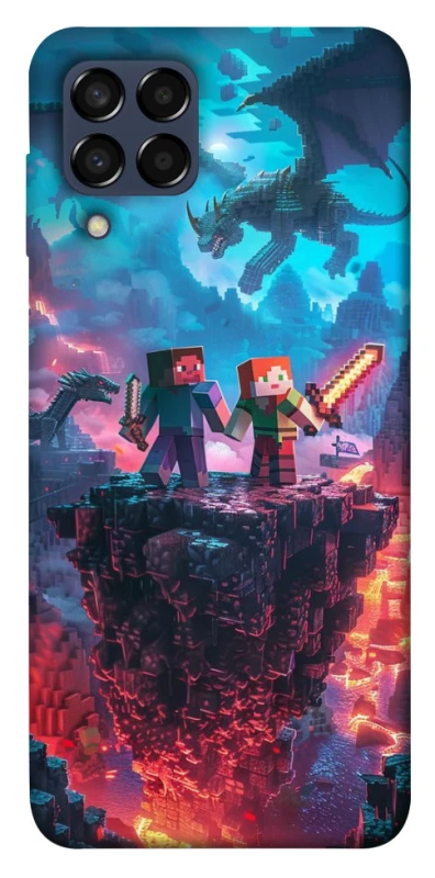Чохол на Samsung Galaxy M33 5G Minecraft v3 фото 1 з 1