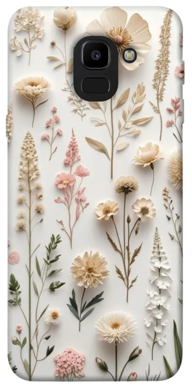 Чехол на Samsung J600F Galaxy J6 (2018) Floral design ver.1 фото 1 из 1