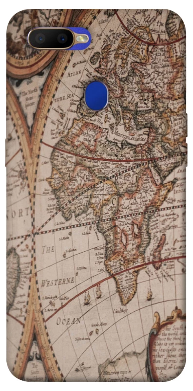 Чехол на Oppo A5s Карта путешествий фото 1 из 1