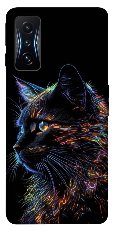 Чехол на Xiaomi Poco F4 GT Черный кот фото 1 из 1