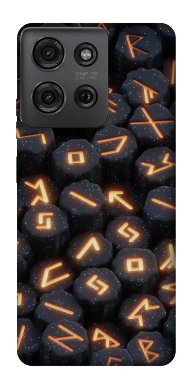 Чохол на Motorola Moto G75 Вогняні руни фото 1 з 1