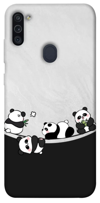 Чохол на Samsung Galaxy M11 Four pandas фото 1 з 1
