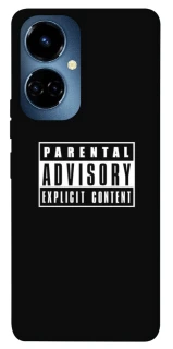 Чохол на TECNO Camon 19 Parental Advisory Label фото 1 Чохол на TECNO Camon 19 Parental Advisory Label фото 1 з 1