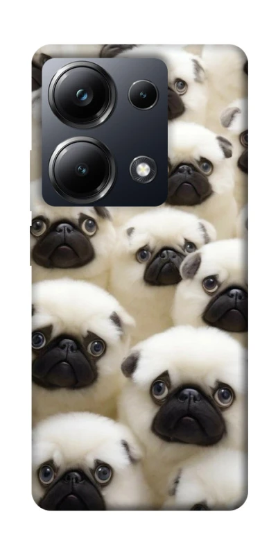 Чохол на Xiaomi Poco M6 Pro 4G Doggy Pug Love фото 1 з 1