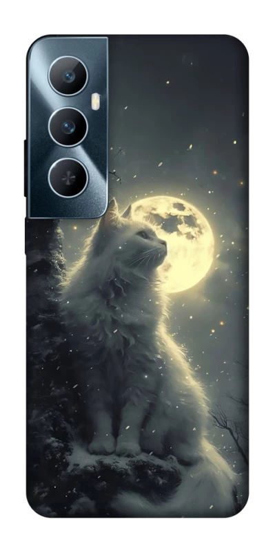 Чохол на Realme C65 4G Кіт під місяцем фото 1 з 1