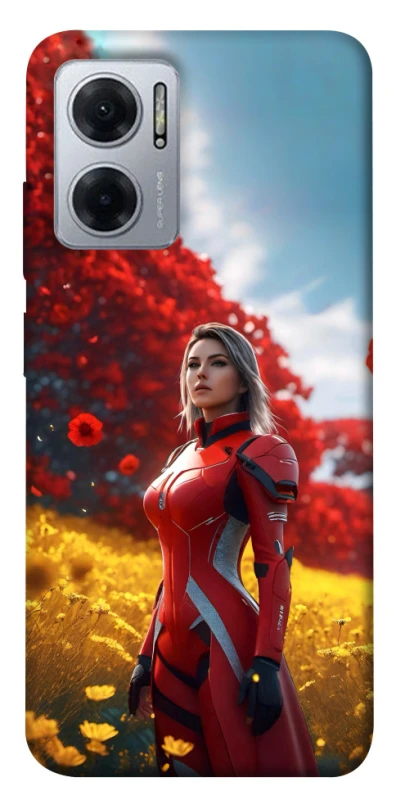 Чохол на Xiaomi Redmi Note 11E Cyber space girl ver.5 фото 1 з 1