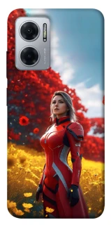 Чехол на Xiaomi Redmi Note 11E Cyber space girl ver.5 фото 1 из 1
