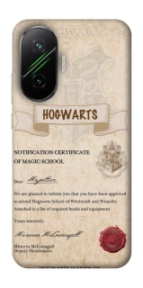 Чехол на Xiaomi Poco F7 The Hogwarts acceptance letter фото 1 из 1