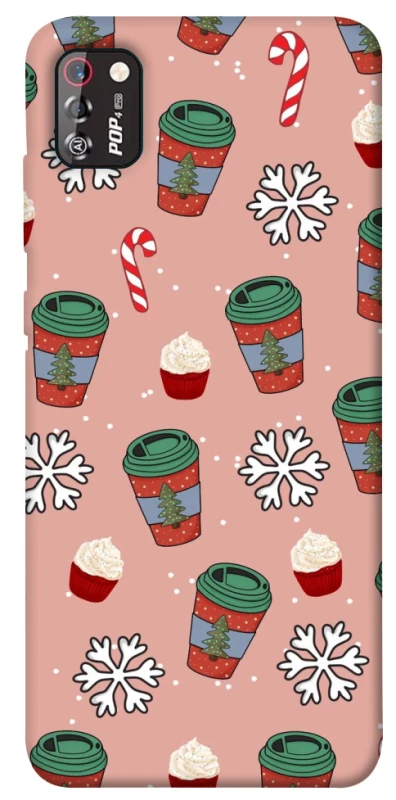 Чехол на TECNO POP 4 Pro Новогодний v38 фото 1 из 1