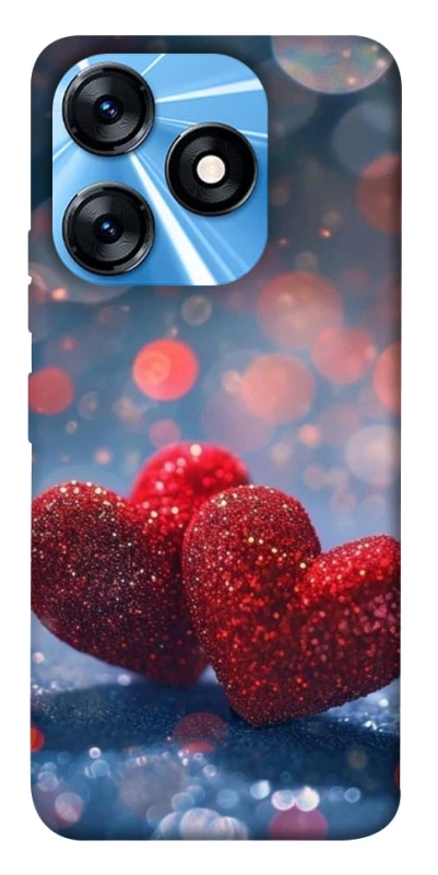 Чохол на TECNO Spark 10 Red hearts фото 1 з 1