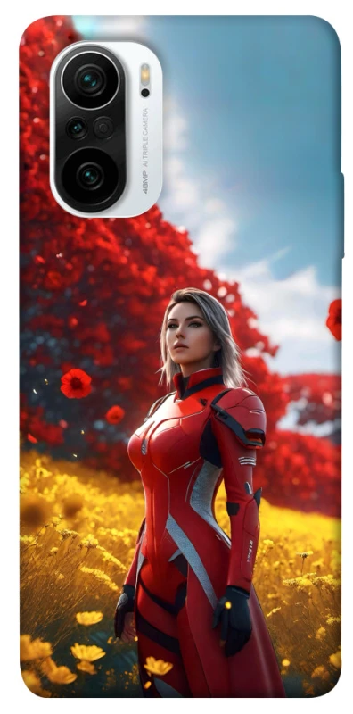 Чехол на Xiaomi Redmi K40 / K40 Pro / K40 Pro+ / Poco F3 Cyber space girl ver.5 фото 1 из 1