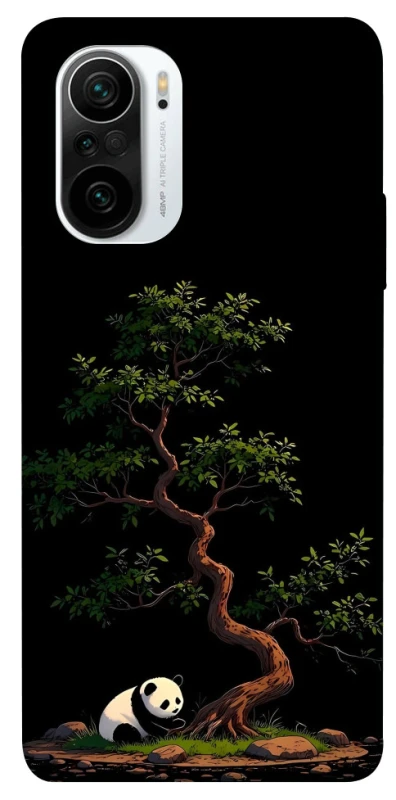 Чехол на Xiaomi Redmi K40 / K40 Pro / K40 Pro+ / Poco F3 Panda and tree фото 1 из 1