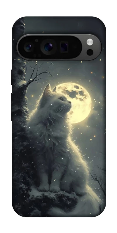 Чохол на Google Pixel 9 Pro Кіт під місяцем фото 1 з 1