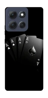 Чохол на Motorola Moto G86 Power Black Cards фото 1 з 1