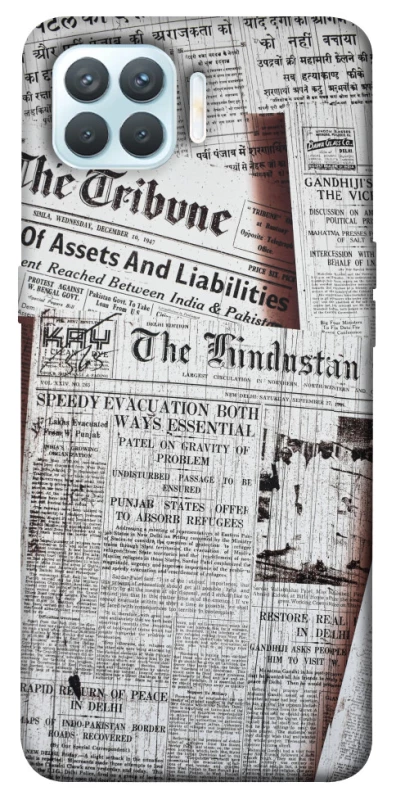 Чохол на Oppo F17 Pro Газети фото 1 з 1