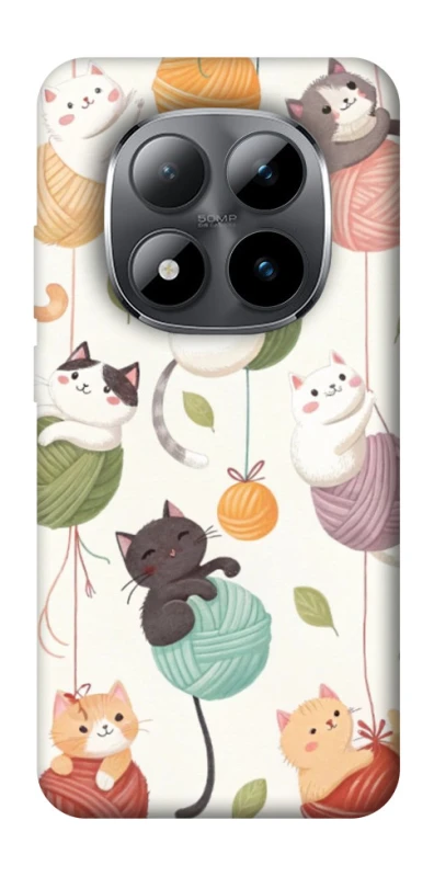 Чохол на Xiaomi Redmi Note 15 Pro 5G Funny Kittens фото 1 з 1