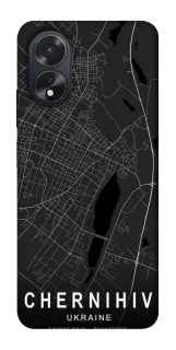 Чохол на Oppo A38 Chernihiv map фото 1 з 1