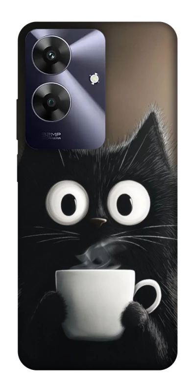 Чехол на Realme Note 60 morning cat фото 1 из 1