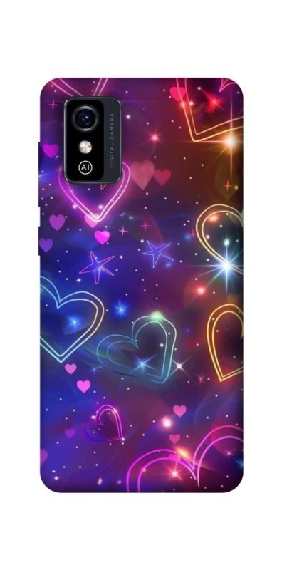 Чехол на ZTE Blade L9 Drawn hearts фото 1 из 1