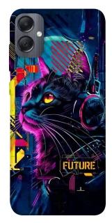 Чехол на Samsung Galaxy A05 Cyber Cat v2 фото 1 из 1