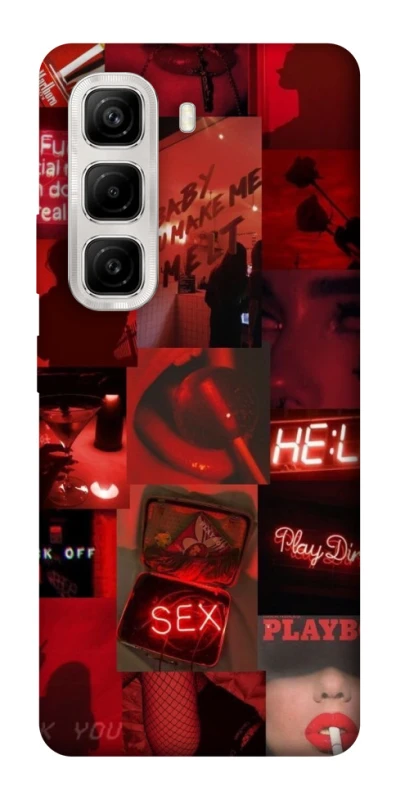Чехол на Infinix Hot 50 4G Love collage ver.3 фото 1 из 1