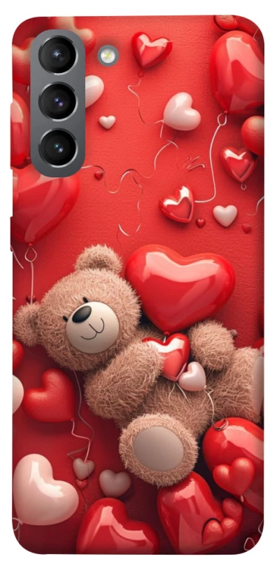 Чохол на Samsung Galaxy S21 bear in hearts фото 1 з 1
