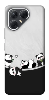 Чехол на TECNO Pova 7 Four pandas фото 1 из 1