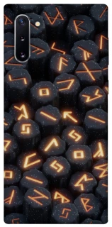 Чехол на Samsung Galaxy Note 10 Огненые руны фото 1 из 1