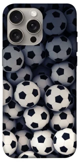 Чехол на Apple iPhone 15 Pro Max (6.7") Футбольные мячи фото 1 из 1