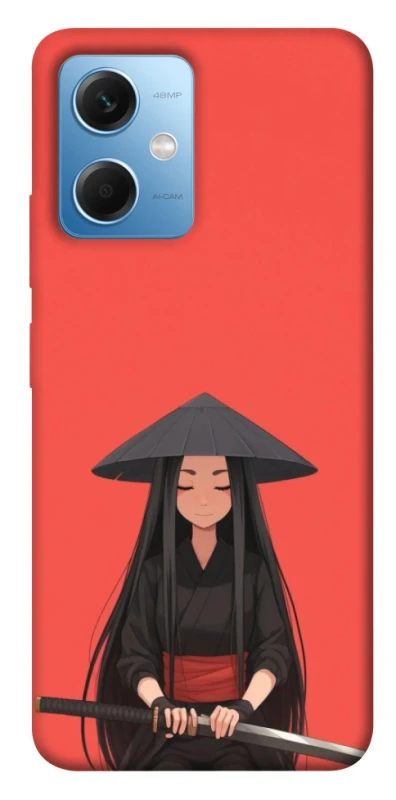 Чехол на Xiaomi Poco X5 5G Red samurai фото 1 из 1