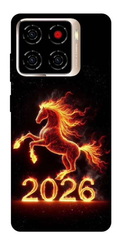 Чохол на ZTE Blade A56 Red Fire Horse ver.1 фото 1 з 1