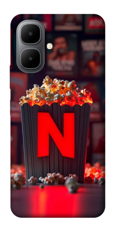 Чохол на Infinix Smart 10 Netflix and popcorn фото 1 з 1