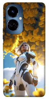 Чохол на TECNO Camon 19 Cyber space girl ver.3 фото 1 з 1
