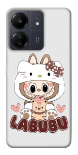 Чохол на Xiaomi Poco C65 Hello Kitty Labubu фото 1 з 1