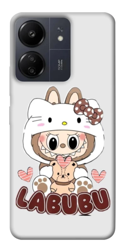 Чохол на Xiaomi Redmi 13C Hello Kitty Labubu фото 1 з 1