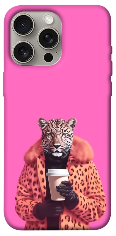 Чехол Леопард с кофе фото 1 из 1