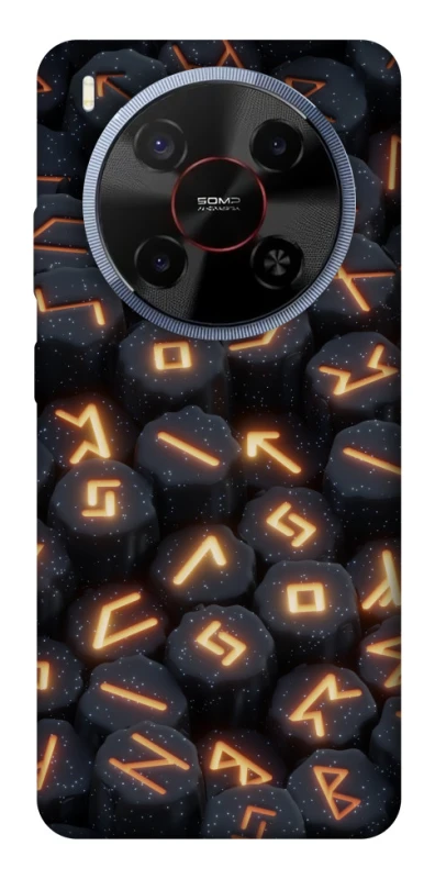 Чехол на ZTE Blade V70 Max Огненые руны фото 1 из 1