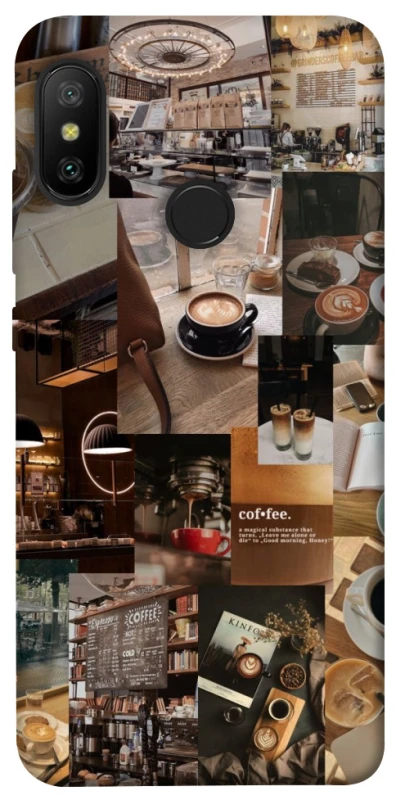 Чохол на Xiaomi Mi A2 Lite / Xiaomi Redmi 6 Pro Coffee collage ver.2 фото 1 з 1