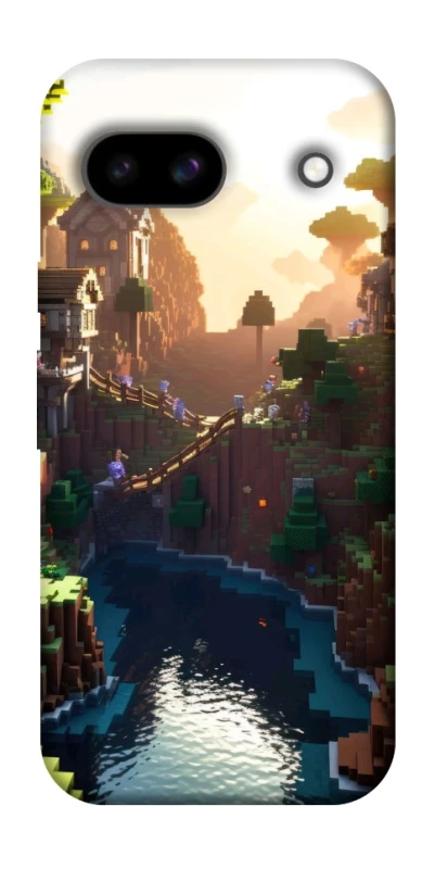 Чехол на Google Pixel 8a Minecraft sunset фото 1 из 1