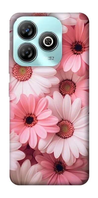 Чехол на ZTE Blade A75 4G Розовые цветы v2 фото 1 из 1