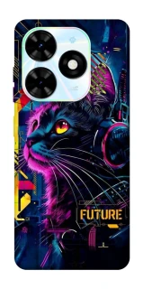 Чохол на TECNO Spark Go 2024 Cyber Cat v2 фото 1 з 1