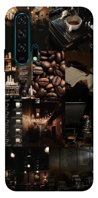 Чехол на Huawei Honor 20 Pro Coffee collage ver.1 фото 1 из 1