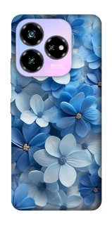 Чохол на ZTE Nubia V60 Desing Сині квіти фото 1 з 1