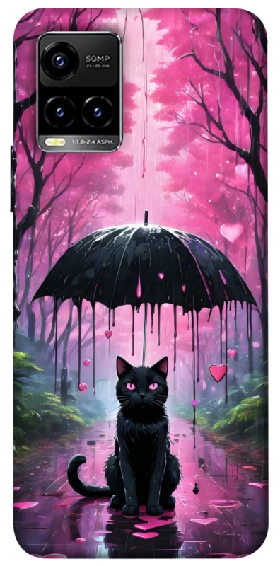 Чохол на Vivo Y21 / Y33s Black cat фото 1 з 1