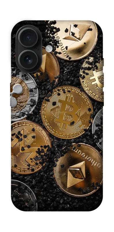 Чохол на Apple iPhone 16 Many coins v2 фото 1 з 1