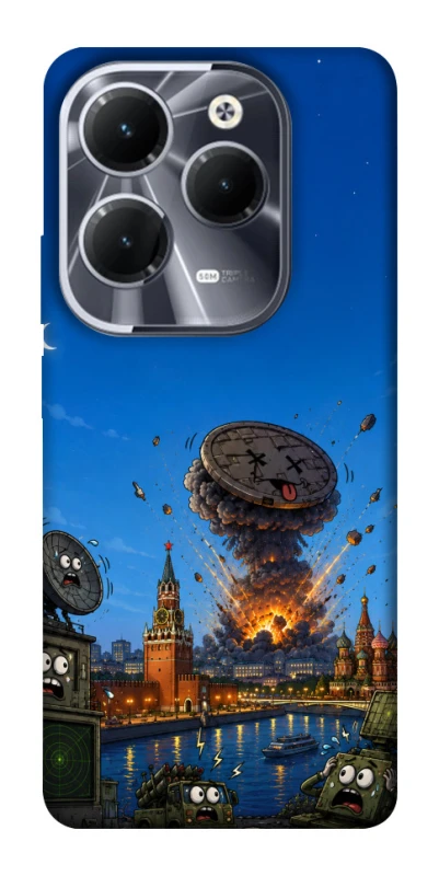Чохол на Infinix Hot 40 Pro Moscow never sleeps ver.8 фото 1 з 1