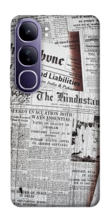 Чехол на Vivo Y300 Газеты фото 1 из 1