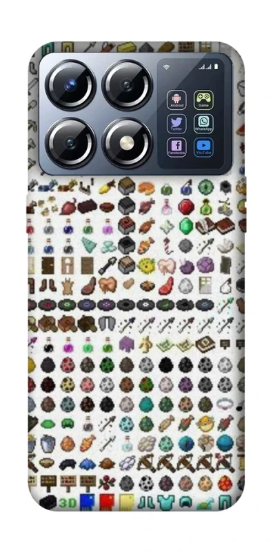 Чехол на Xiaomi POCO X8 Pro Minecraft v2 фото 1 из 1