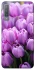 Чехол на Samsung A750 Galaxy A7 (2018) Фиолетовые тюльпаны фото 1 из 1