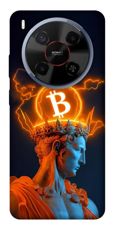 Чехол на ZTE Blade V70 Max Bitcoin God фото 1 из 1